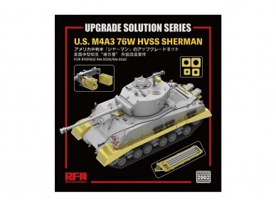 Rye Field Model - Upgrade Solution for U.S. M4A3 76W HVSS Sherman (for RM-5028/RM-5042), 1/35, RM-2002