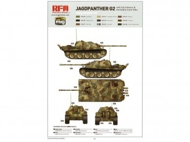 Rye Field Model - Jagdpanther G2 with Full Interior and Workable Track Links, 1/35, RFM-5022 18
