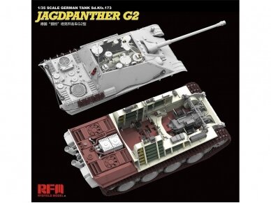 Rye Field Model - Jagdpanther G2 with Full Interior and Workable Track Links, 1/35, RFM-5022 4