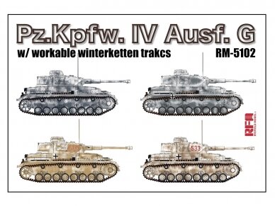 Rye Field Model - Pz.Kpfw.IV Ausf.G w/Winterketten w/Winterketten, 1/35, RFM-5102 2
