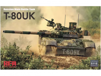 Rye Field Model - Russian T-80UK Main Battle tank, 1/35, RFM-5115 Rye Field Model - Russian T-80UK Main Battle tank, 1/35, RFM-5115