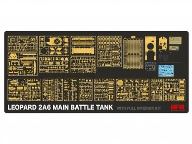 Rye Field Model - Leopard 2A6 with Full Interior, 1/35, RFM-5066 6