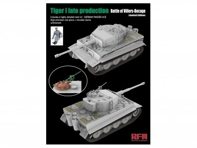 Rye Field Model - Tiger I Late Production Battle of Villers-Bocage Limited Edition, 1/35, 5101 1