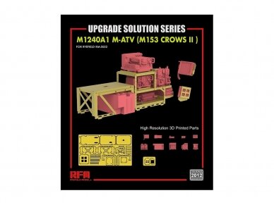 Rye Field Model - M1240A1 M-ATV upgrade set 3D Printed Radio Set, 1/35, RM-2012