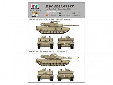 Rye Field Model - M1A1 Abrams "Desert Storm edition 1991", 1/35, RFM-5006 11