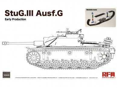 Rye Field Model - StuG. III Ausf. G Early Production with workable track links, 1/35, RFM-5069
