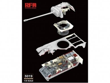 Rye Field Model - Panther Ausf.G with Full Interior & Cut Away Parts, 1/35, RFM-5019 1