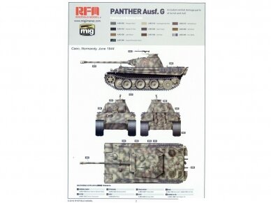 Rye Field Model - Panther Ausf.G with Full Interior & Cut Away Parts, 1/35, RFM-5019 17