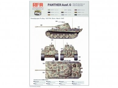 Rye Field Model - Panther Ausf.G with Full Interior & Cut Away Parts, 1/35, RFM-5019 18