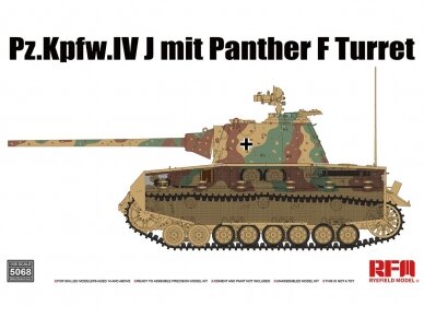 Rye Field Model - Pz.Kpfw.IV J mit Panther F Turret, 1/35, 5068