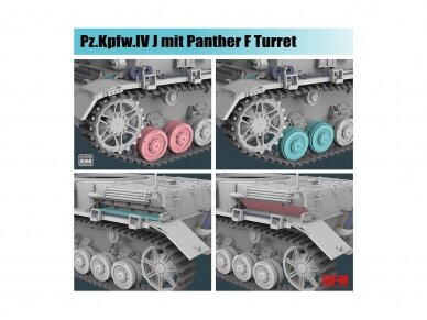 Rye Field Model - Pz.Kpfw.IV J mit Panther F Turret, 1/35, 5068 5