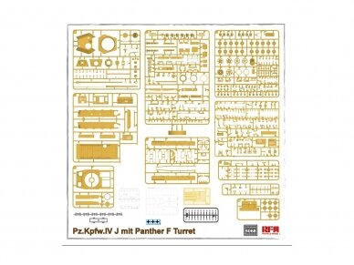 Rye Field Model - Pz.Kpfw.IV J mit Panther F Turret, 1/35, 5068 6