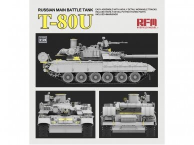 Rye Field Model - T-80U Russian Main Battle Tank, 1/35, RFM-5105 1