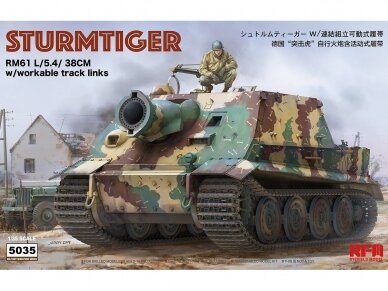 Rye Field Model - Sturmtiger w/Workable Track Links, 1/35, RFM-5035