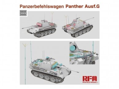 Rye Field Model - Panzerbefehlswagen Panther Ausf.G, 1/35, RFM-5089 1