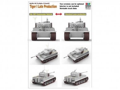 Rye Field Model - Sd.Kfz. 181 Pz.kpfw.VI Ausf. E Tiger I Late Production, 1/35, RFM-5015 3