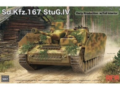 Rye Field Model - Sd.Kfz. 167 StuG IV Early Production w/full interior, 1/35, RFM-5061 Rye Field Model - Sd.Kfz. 167 StuG IV Early Production w/full interior, 1/35, RFM-5061