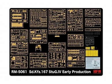 Rye Field Model - Sd.Kfz. 167 StuG IV Early Production w/full interior, 1/35, RFM-5061 2