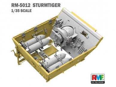 Rye Field Model - Sturmmorser Tiger RM61 L/5,4 / 38 cm With Full Interior, 1/35, RFM-5012 2