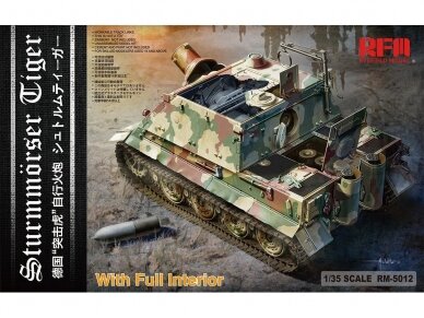 Rye Field Model - Sturmmorser Tiger RM61 L/5,4 / 38 cm With Full Interior, 1/35, RFM-5012