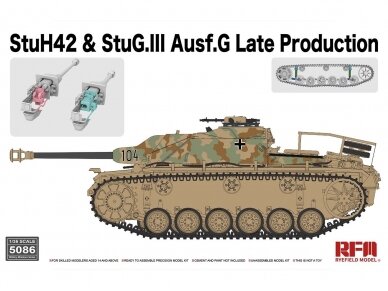 Rye Field Model - StuH42 & StuG.III Ausf.G Late Production, 1/35, RFM-5086