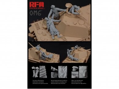 Rye Field Model - Figures for PANTHER G, Fallen Resin, 1/35, OM-35001 2