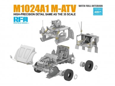 Rye Field Model - M1024A1 Oshkosh M-ATV MRAP all terrain vehicle, 1/48, RFM-4801 11