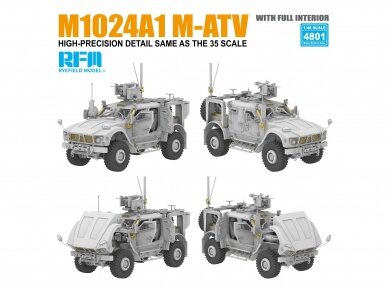Rye Field Model - M1024A1 Oshkosh M-ATV MRAP all terrain vehicle, 1/48, RFM-4801 10