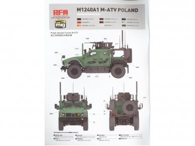 Rye Field Model - U.S MRAP All Terrain Vehicle M1240A1 M-ATV su pilnu interjeru, 1/35, RFM-5032 9