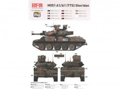 Rye Field Model - M551A1/M551A1 TTS Sheridan, 1/35, RFM-5020 9