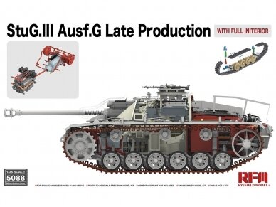 Rye Field Model - StuG.III Ausf.G Late Production with full interior, 1/35, RFM-5088