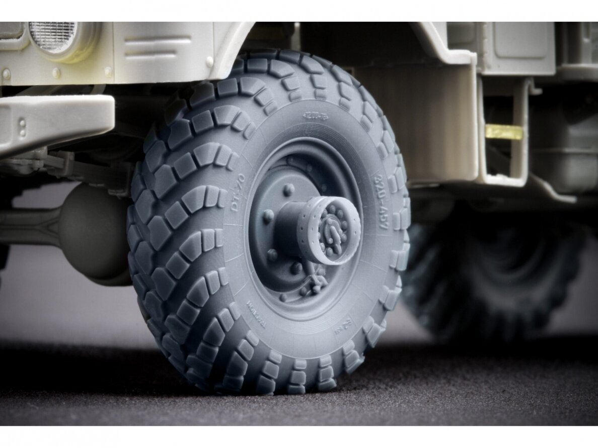 ScaleX - 3D printed parts Sagged wheels for for Gaz 66 for Trumpeter, 1/35, WM35005S 12 ScaleX - 3D printed parts Sagged wheels for for Gaz 66 for Trumpeter, 1/35, WM35005S 12