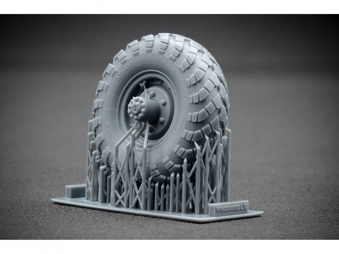 ScaleX - 3D printed parts Sagged wheels for for Gaz 66 for Trumpeter (Комплект колёс), 1/35, WM35005S 4 ScaleX - 3D printed parts Sagged wheels for for Gaz 66 for Trumpeter (Комплект колёс), 1/35, WM35005S 4