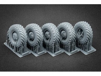 ScaleX - 3D printed parts Sagged wheel set for GAZ Tiger v2 for Meng (Комплект колёс), 1/35, WM35016S 4 ScaleX - 3D printed parts Sagged wheel set for GAZ Tiger v2 for Meng (Комплект колёс), 1/35, WM35016S 4