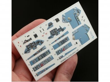 QUINTA STUDIO - 1/48 Su-27UB 3D-Printed & coloured Interior on decal paper (for GWH kit) (decals), 1/48, 48062 2