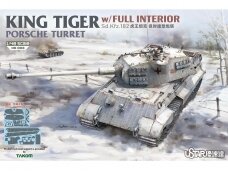 Suyata - King Tiger Porsche Turret w/Full Interior, 1/48, NO008