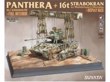 Suyata - Panther A + 16T Strabokran w\ maintenance diorama + display base, 1/48, NO001