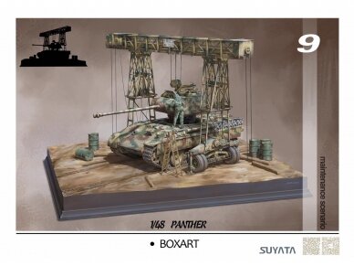 Suyata - Panther A + 16T Strabokran w\ maintenance diorama + display base, 1/48, NO001 9