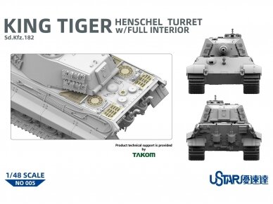 Suyata - King Tiger Henschel Turret w/Full Interior, 1/48, NO005 3