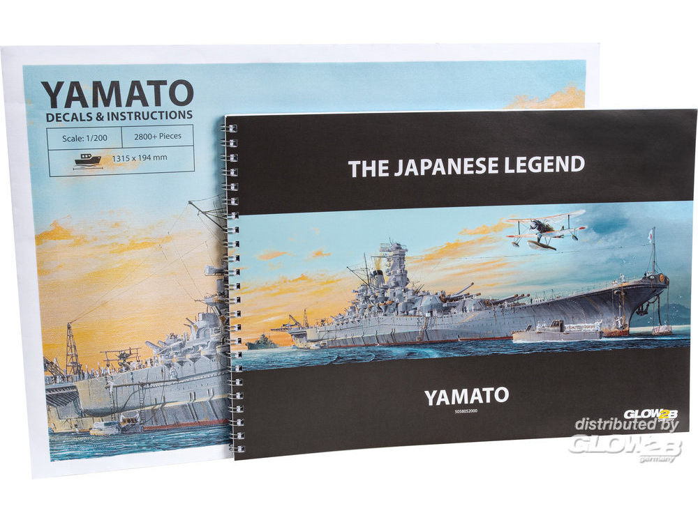 Glow2B - Japanese Battleship Yamato, 1/200, 64010 1