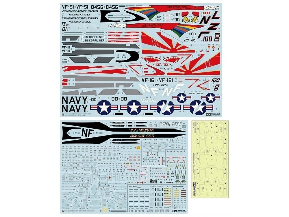 Tamiya - McDonnell Douglas F-4B Phantom II, 1/48, 61121 10