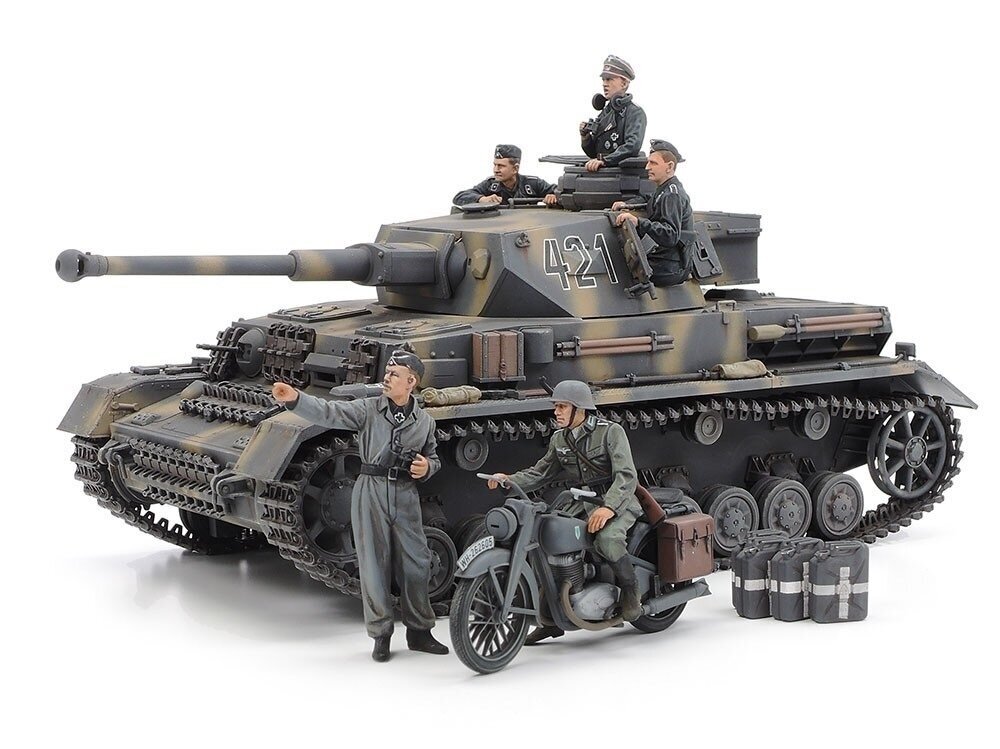 Tamiya - Panzerkampfwagen IV Ausf G. Early Production & Motorcycle Eastern Front, 1/35, 25209 1 Tamiya - Panzerkampfwagen IV Ausf G. Early Production & Motorcycle Eastern Front, 1/35, 25209 1