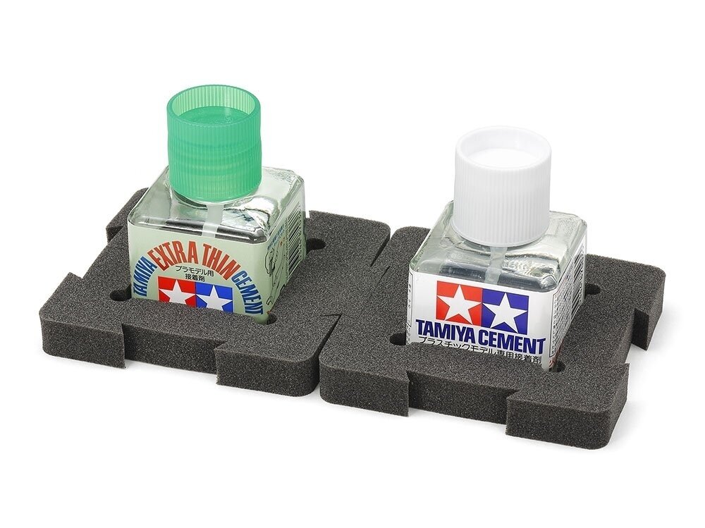 Tamiya - 40ml Square Bottle Holder (buteliuko laikiklis), 87202 2 Tamiya - 40ml Square Bottle Holder (buteliuko laikiklis), 87202 2