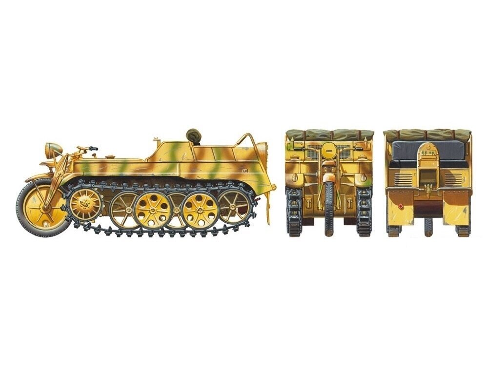 Tamiya - Sd.Kfz.2 Kettenkraftrad (Mid-production), 1/35, 35377 7