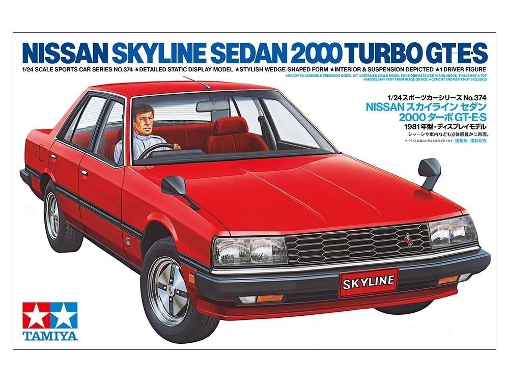 Tamiya - Nissan Skyline 2000 Turbo GT-E.S, 1/24, 24374