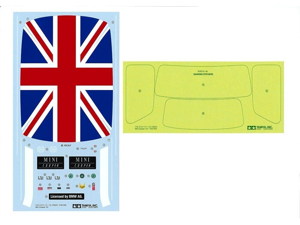 Tamiya - Mini Cooper 1.3i, 1/12, 12031 9 Tamiya - Mini Cooper 1.3i, 1/12, 12031 9