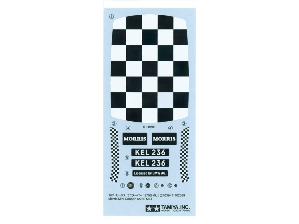 Tamiya - Morris Mini Cooper 1275s Mk.1, 1/24, 24039 7