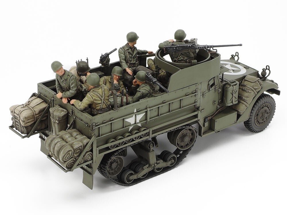 Tamiya - US Armored Personnel Carrier M3A2 Halftrack with 9 US Soldiers, 1/35, 35070 2 Tamiya - US Armored Personnel Carrier M3A2 Halftrack with 9 US Soldiers, 1/35, 35070 2