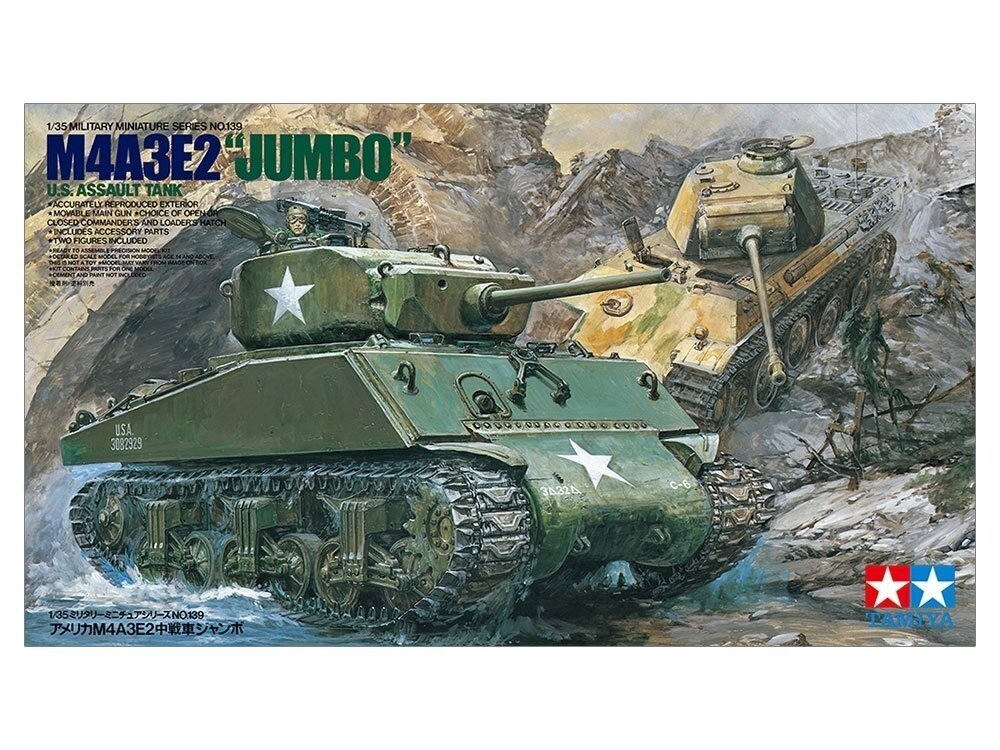 Tamiya - U.S. M4A3E2 "Jumbo" Assault tank, 1/35, 35139