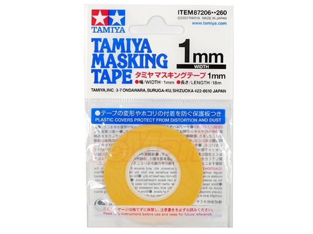 Tamiya - Maalriteip 1mm, 87206 Tamiya - Maalriteip 1mm, 87206
